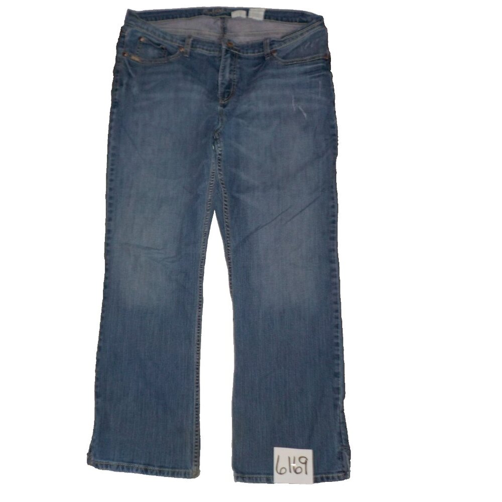 Cruel Girl Georgia Relaxed Women's Size 19 Short Gems Blue Denim Jeans (36 x 29)